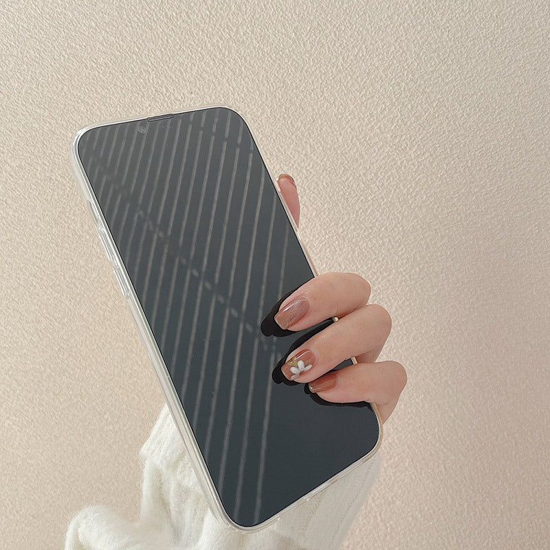 Transparent Aurora Laser Stand iPhone Case