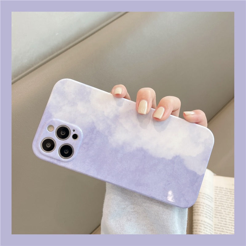Tie Dye Glitter Color iPhone Case