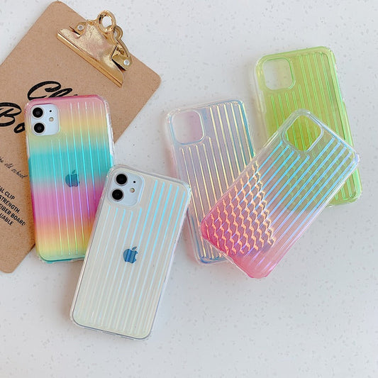 Travel Suitcase Transparent iPhone Case
