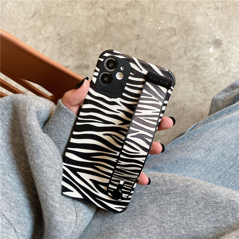 Wristband Zebra Cow Pattern iPhone Case