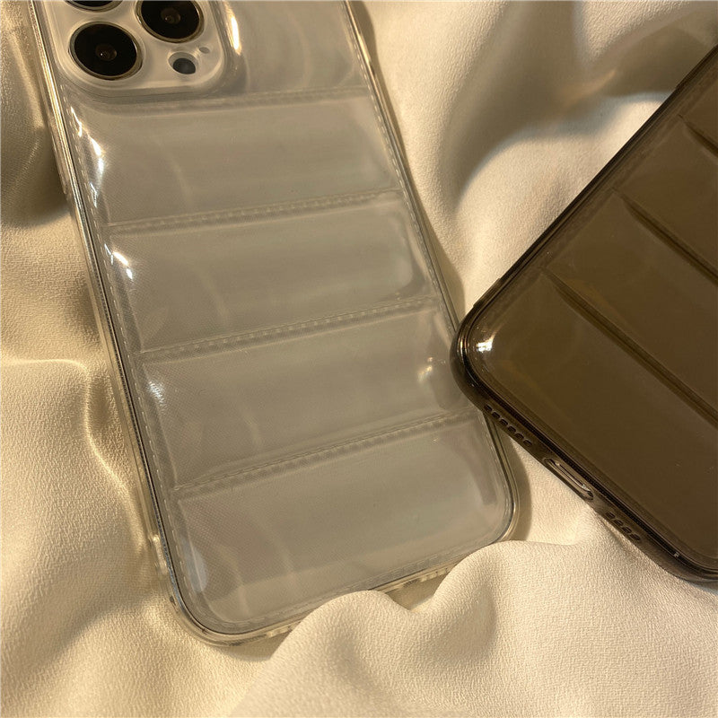 Transparent Down Jacket Airbag iPhone Case