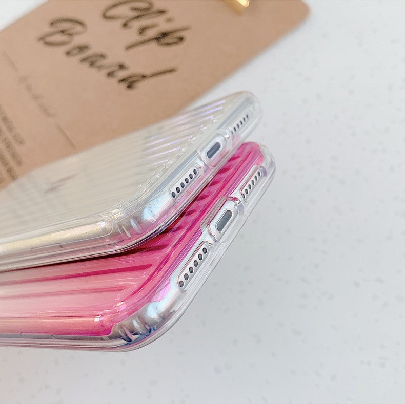 Travel Suitcase Transparent iPhone Case
