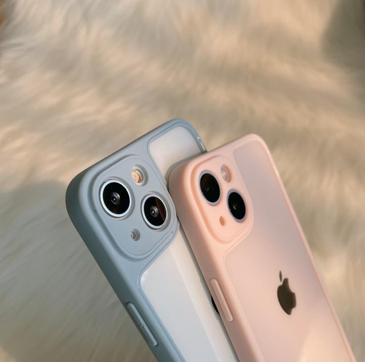 Frosted Matte Clear iPhone Back Case