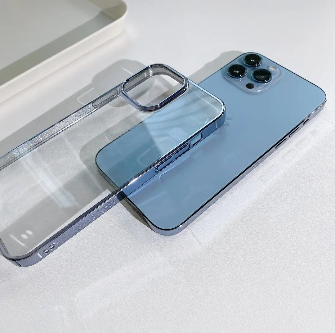 Simple Luxury Clear iPhone Case