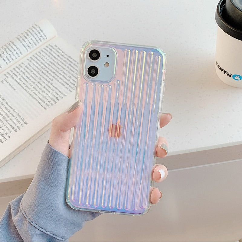 Travel Suitcase Transparent iPhone Case