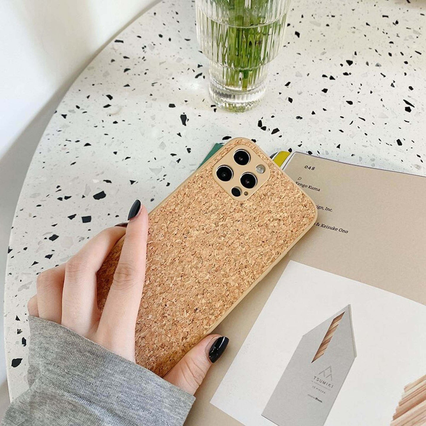 Wooden Sawdust iPhone Case